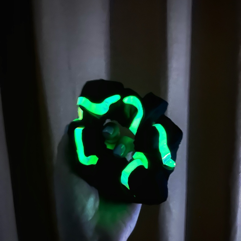 Glow in the Dark Holographic Scrunchie